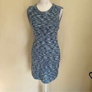 PINK DIAMOND Blue Sleeveless Knit Midi Dress summer beach size M‎